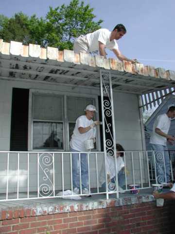 Here are our painters at work